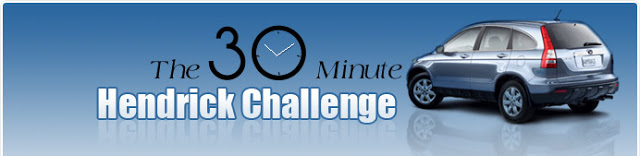 The 30 minute Hendrick Challenge in Woodbridge VA