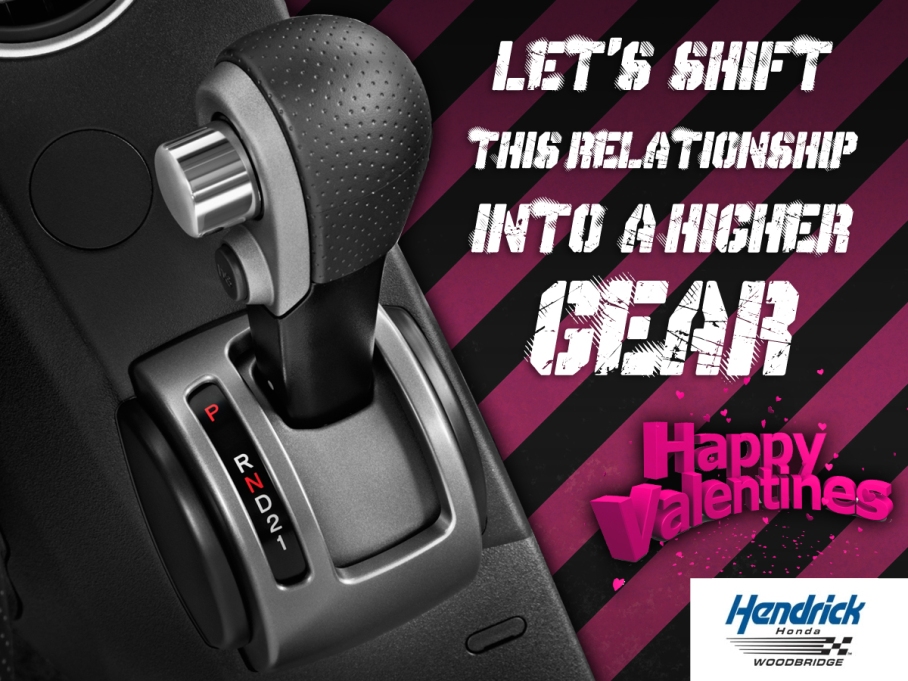 Let's shift this relationship into a higher gear Valentine's card